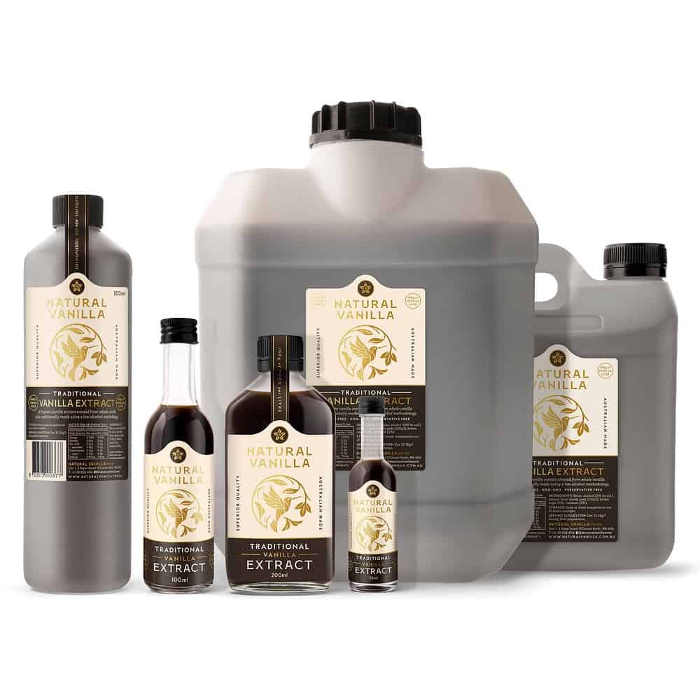 Natural Vanilla - Vanilla Extract Traditional Range